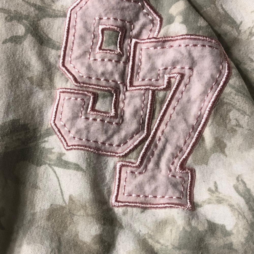 Megan Moroney Camo Zip-Up Hoodie with Pink Accents - Picture 3 of 8